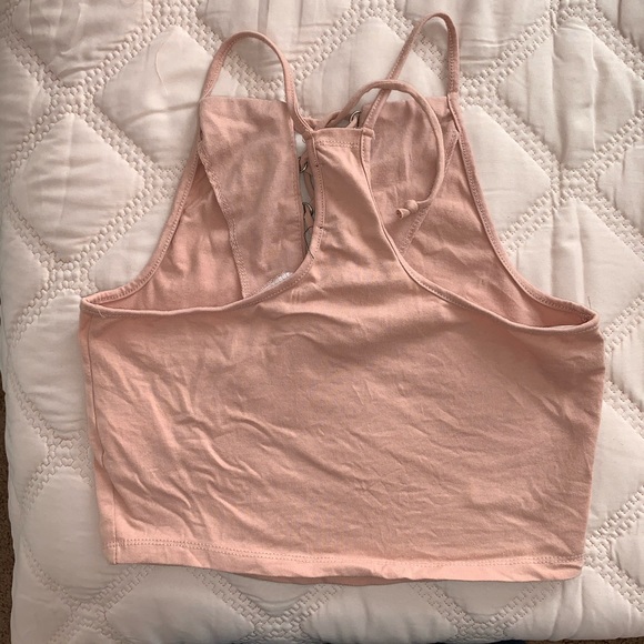 Pink String crop top - Picture 2 of 2